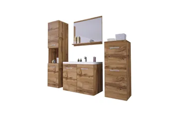 Malo Badrumsset - Beige - Hus & renovering - Kök & bad - Badrum - Badrumsmöbler & badrumsinredning - Kompletta möbelpaket badrum