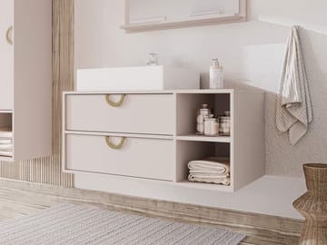 Merlinor Badrumskommod - Beige - Hus & renovering - Kök & bad - Badrum - Badrumsmöbler & badrumsinredning - Badrumsförvaring
