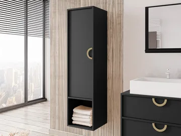 Merlinor Badrumsskåp - Svart - Hus & renovering - Kök & bad - Badrum - Badrumsmöbler & badrumsinredning - Badrumsskåp