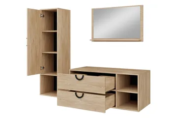 Merlinor Möbelset för Badrum - Svart - Hus & renovering - Kök & bad - Badrum - Badrumsmöbler & badrumsinredning - Kompletta möbelpaket badrum