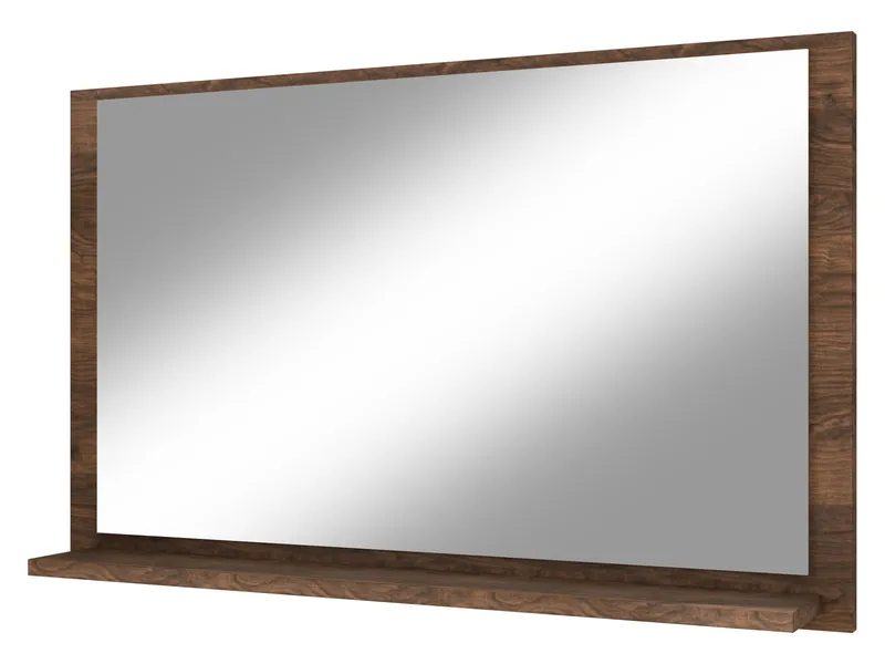 Merlinor Väggspegel 80 cm, mörkbrun