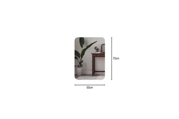 Neylen Badrumsspegel 50 cm Rektangulär - Vit - Hus & renovering - Kök & bad - Badrum - Badrumsmöbler & badrumsinredning - Badrumsspegel