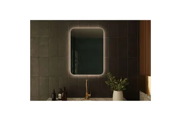 Neylen Badrumsspegel 50 cm Rektangulär - Vit - Hus & renovering - Kök & bad - Badrum - Badrumsmöbler & badrumsinredning - Badrumsspegel