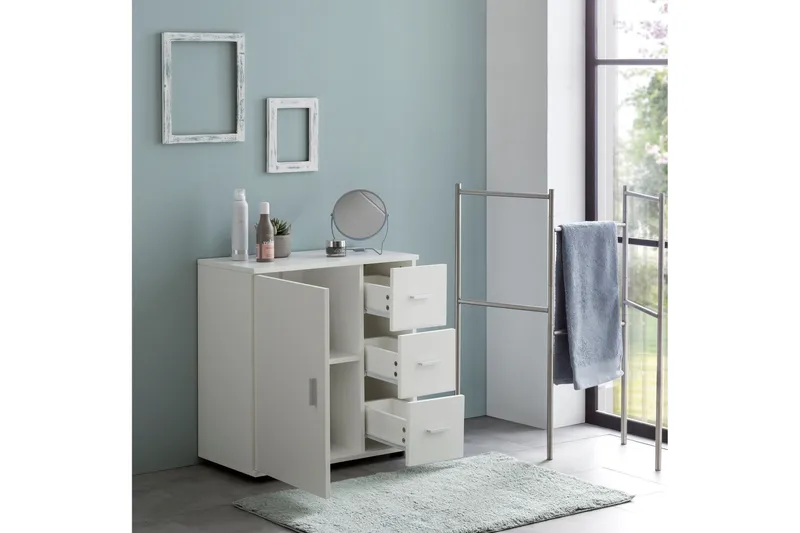 Paityn Badrumsskåp 60x33 cm - Vit - Hus & renovering - Kök & bad - Badrum - Badrumsmöbler & badrumsinredning - Tvättställsskåp & kommod