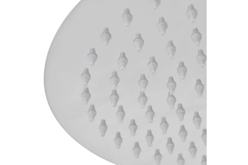 Regnduschhuvud 2 st rostfritt stål  30 cm - Silver - Badrumshandtag & badrumsbeslag - Duschmunstycke & duschhandtag