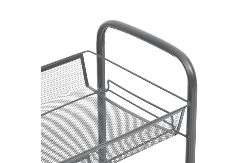 Rullvagn 5 våningar grå 46x26x105 cm järn - Grå - Hus & renovering - Kök & bad - Badrum - Badrumsmöbler & badrumsinredning - Rullvagn badrum