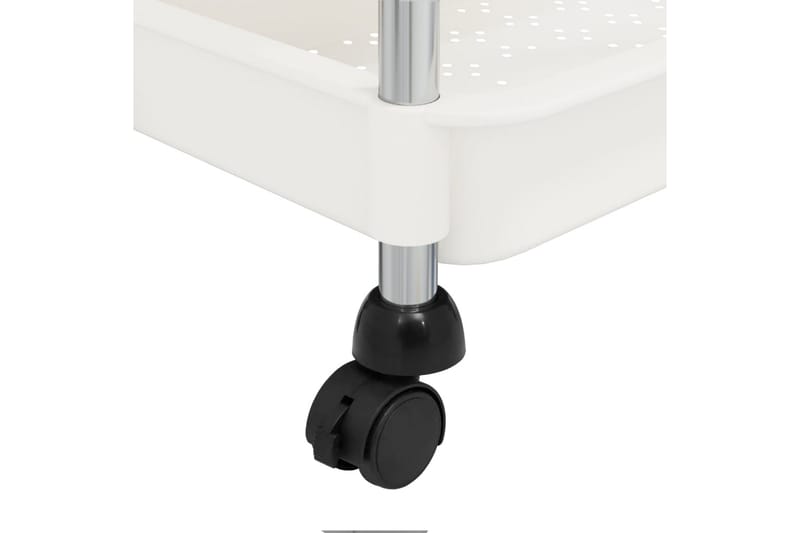 Rullvagn 5 våningar vit 40x22x116 cm järn och ABS - Vit - Hus & renovering - Kök & bad - Badrum - Badrumsmöbler & badrumsinredning - Rullvagn badrum