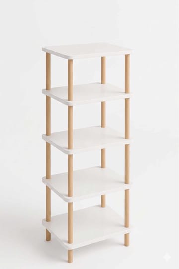 Ryrhyrdhonar Badrumshylla 40x185x30 cm - Vit - Hus & renovering - Kök & bad - Badrum - Badrumsmöbler & badrumsinredning - Badrumshylla