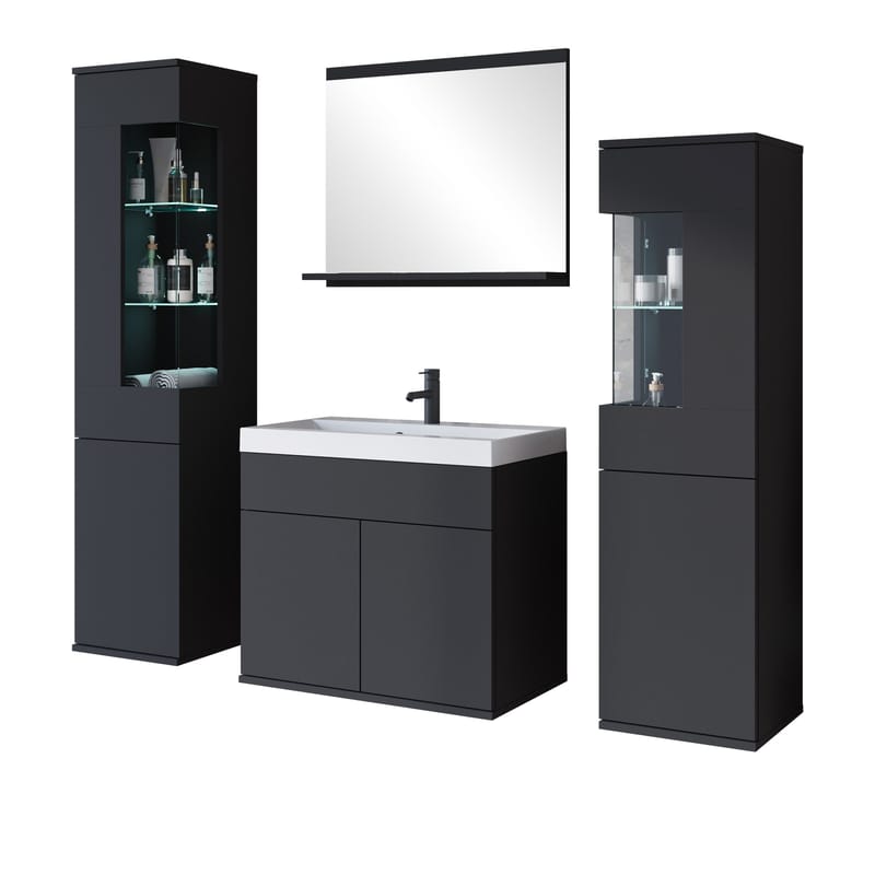 Serlin Möbelset för Badrum med LED-belysning, undefined