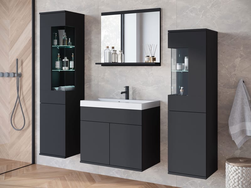Serlin Möbelset för Badrum med LED-belysning - Hus & renovering - Kök & bad - Badrum - Badrumsmöbler & badrumsinredning - Kompletta möbelpaket badrum