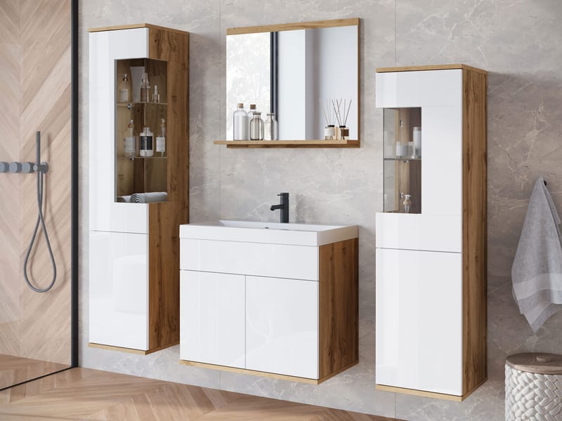 Serlin Möbelset för Badrum - Hus & renovering - Kök & bad - Badrum - Badrumsmöbler & badrumsinredning - Kompletta möbelpaket badrum