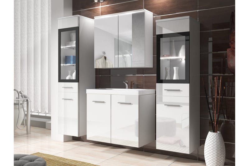 Somender Möbelset för Badrum 132 cm - Hus & renovering - Kök & bad - Badrum - Badrumsmöbler & badrumsinredning - Kompletta möbelpaket badrum