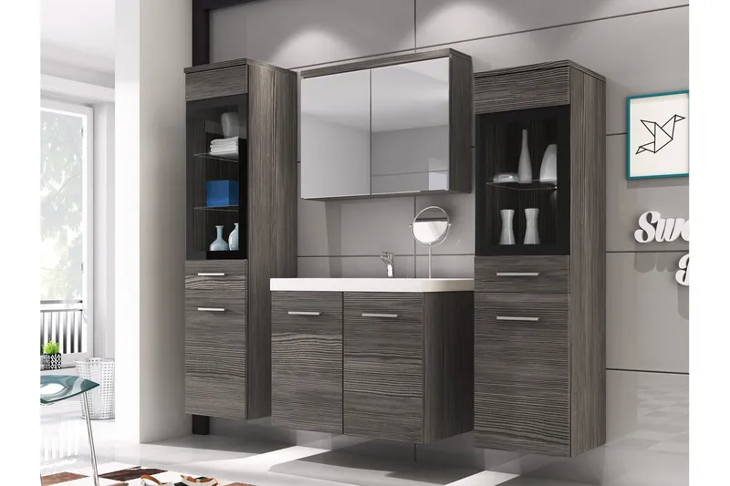 Somender Möbelset för Badrum 132 cm - Hus & renovering - Kök & bad - Badrum - Badrumsmöbler & badrumsinredning - Kompletta möbelpaket badrum