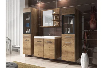 Somender Möbelset för Badrum 132 cm - Hus & renovering - Kök & bad - Badrum - Badrumsmöbler & badrumsinredning - Kompletta möbelpaket badrum