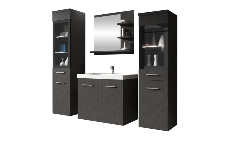 Somender Möbelset för Badrum 132 cm - Hus & renovering - Kök & bad - Badrum - Badrumsmöbler & badrumsinredning - Kompletta möbelpaket badrum