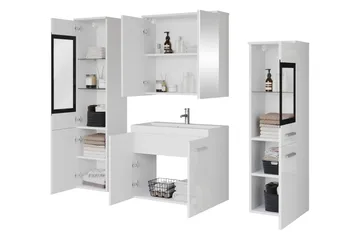 Somender Möbelset för Badrum 132 cm - Hus & renovering - Kök & bad - Badrum - Badrumsmöbler & badrumsinredning - Kompletta möbelpaket badrum