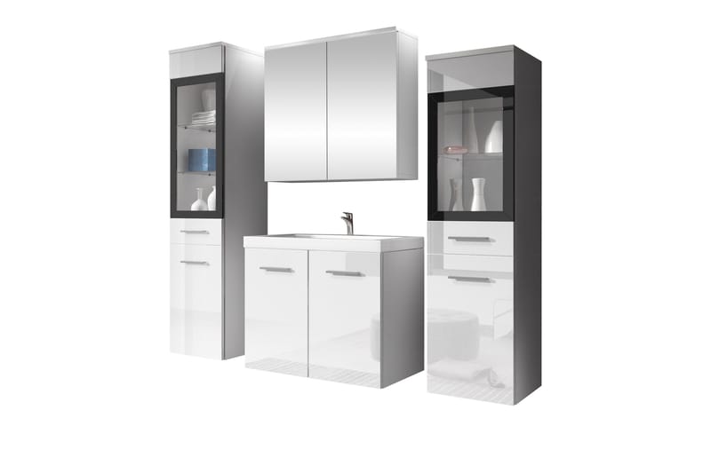 Somender Möbelset för Badrum 132 cm - Hus & renovering - Kök & bad - Badrum - Badrumsmöbler & badrumsinredning - Kompletta möbelpaket badrum