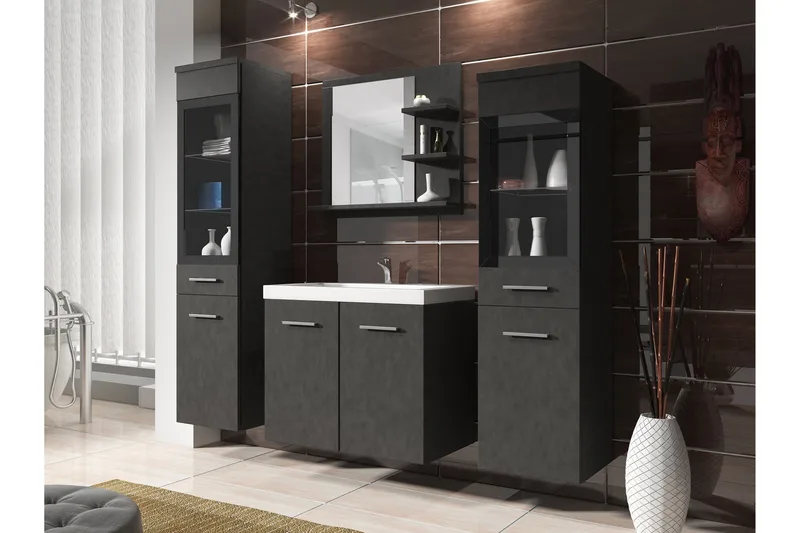 Somender Möbelset för Badrum 132 cm - Hus & renovering - Kök & bad - Badrum - Badrumsmöbler & badrumsinredning - Kompletta möbelpaket badrum