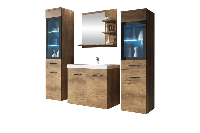 Somender Möbelset för Badrum 132 cm - Hus & renovering - Kök & bad - Badrum - Badrumsmöbler & badrumsinredning - Kompletta möbelpaket badrum