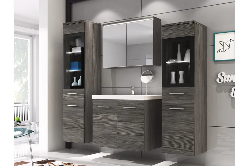 Somender Möbelset för Badrum 132 cm - Hus & renovering - Kök & bad - Badrum - Badrumsmöbler & badrumsinredning - Kompletta möbelpaket badrum