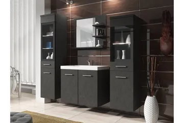 Somender Möbelset för Badrum 132 cm - Hus & renovering - Kök & bad - Badrum - Badrumsmöbler & badrumsinredning - Kompletta möbelpaket badrum