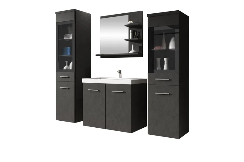 Somender Möbelset för Badrum 132 cm - Hus & renovering - Kök & bad - Badrum - Badrumsmöbler & badrumsinredning - Kompletta möbelpaket badrum