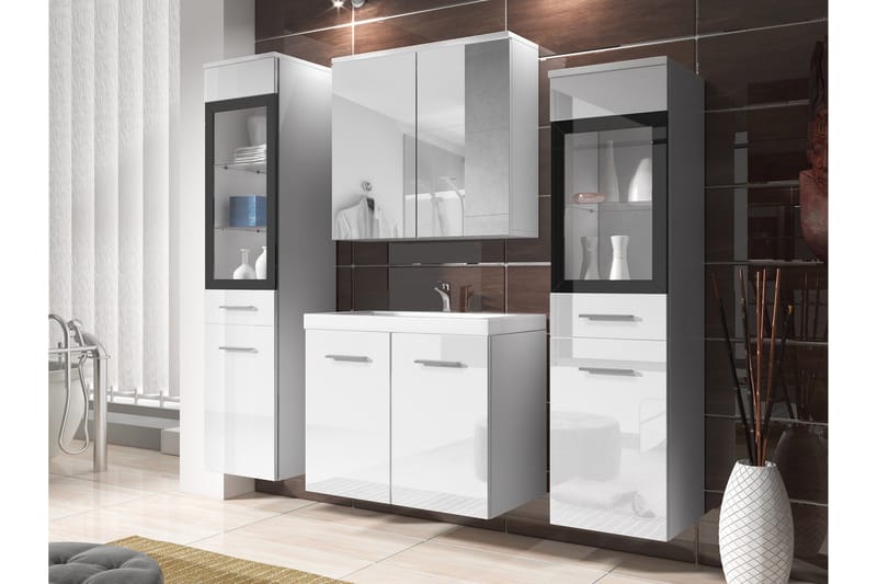 Somender Möbelset för Badrum 132 cm - Hus & renovering - Kök & bad - Badrum - Badrumsmöbler & badrumsinredning - Kompletta möbelpaket badrum