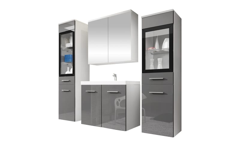 Somender Möbelset för Badrum 132 cm - Hus & renovering - Kök & bad - Badrum - Badrumsmöbler & badrumsinredning - Kompletta möbelpaket badrum