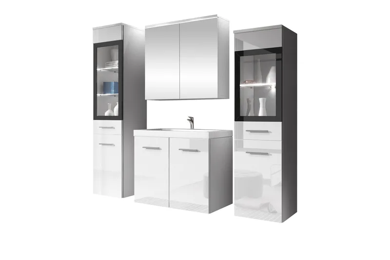 Somender Möbelset för Badrum 132 cm - Hus & renovering - Kök & bad - Badrum - Badrumsmöbler & badrumsinredning - Kompletta möbelpaket badrum