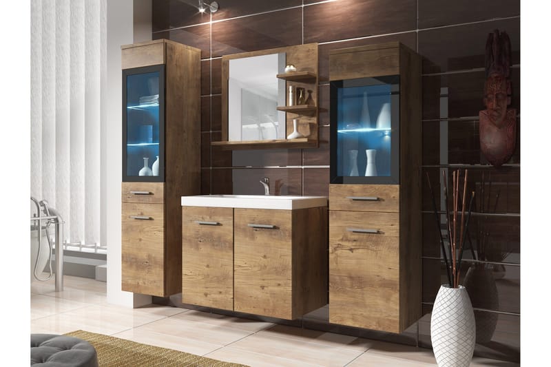 Somender Möbelset för Badrum 132 cm - Hus & renovering - Kök & bad - Badrum - Badrumsmöbler & badrumsinredning - Kompletta möbelpaket badrum