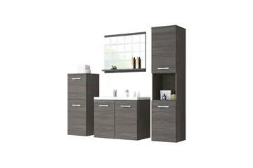 Sonaki Möbelset för Badrum 133 cm - Hus & renovering - Kök & bad - Badrum - Badrumsmöbler & badrumsinredning - Kompletta möbelpaket badrum