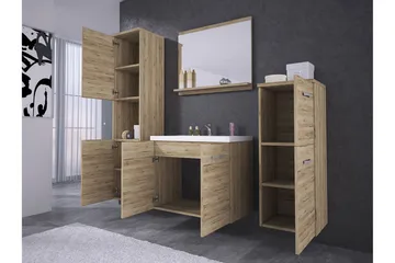 Sonaki Möbelset för Badrum 133 cm - Hus & renovering - Kök & bad - Badrum - Badrumsmöbler & badrumsinredning - Kompletta möbelpaket badrum