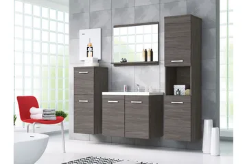 Sonaki Möbelset för Badrum 133 cm - Hus & renovering - Kök & bad - Badrum - Badrumsmöbler & badrumsinredning - Kompletta möbelpaket badrum