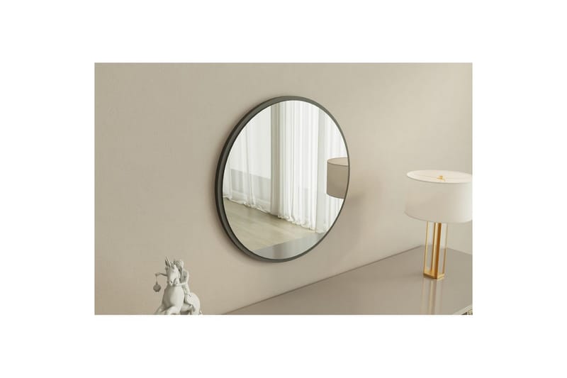 Spegel Buhem Antracit - Vit - Hus & renovering - Kök & bad - Badrum - Badrumsmöbler & badrumsinredning - Badrumsspegel