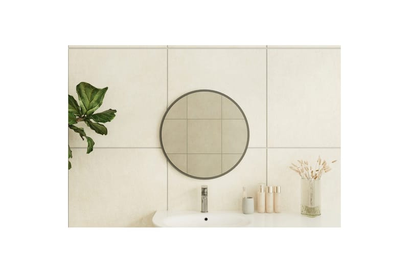Spegel Buhem Antracit - Vit - Hus & renovering - Kök & bad - Badrum - Badrumsmöbler & badrumsinredning - Badrumsspegel