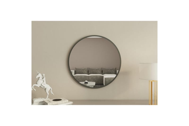 Spegel Buhem Antracit - Vit - Hus & renovering - Kök & bad - Badrum - Badrumsmöbler & badrumsinredning - Badrumsspegel