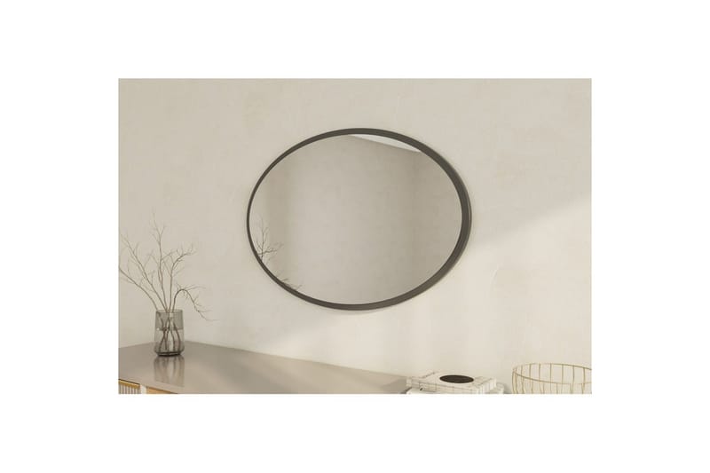 Spegel Dymra Antracit - Antracit - Hus & renovering - Kök & bad - Badrum - Badrumsmöbler & badrumsinredning - Badrumsspegel