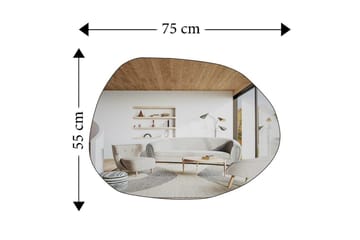 Spegel Haviland Transparent - Vit - Hus & renovering - Kök & bad - Badrum - Badrumsmöbler & badrumsinredning - Badrumsspegel