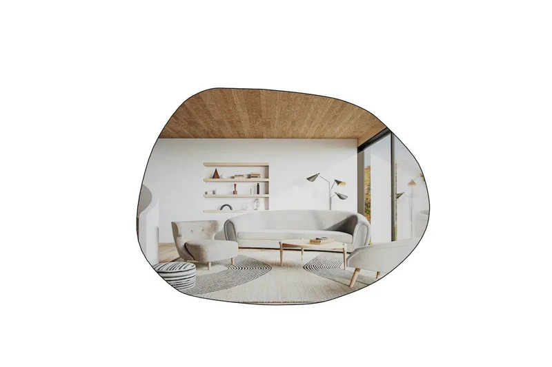 Spegel Haviland Transparent, Vit