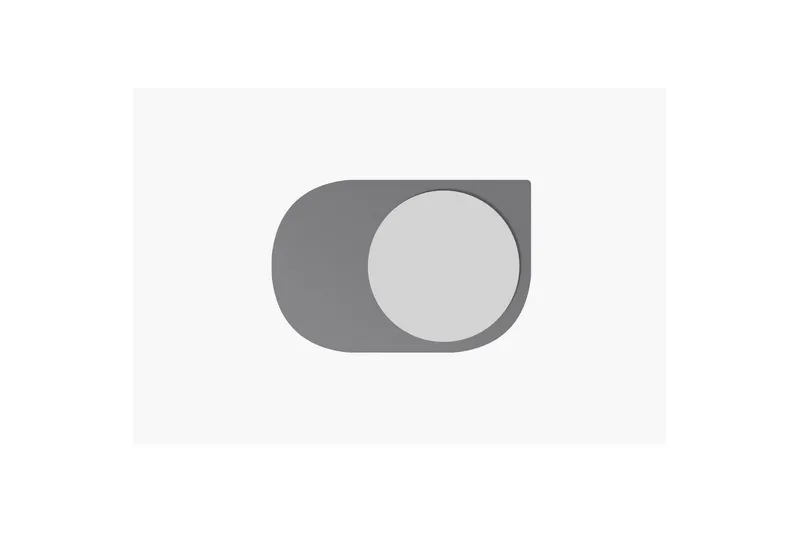 Spegel Ravidas Antracit - Antracit - Hus & renovering - Kök & bad - Badrum - Badrumsmöbler & badrumsinredning - Badrumsspegel