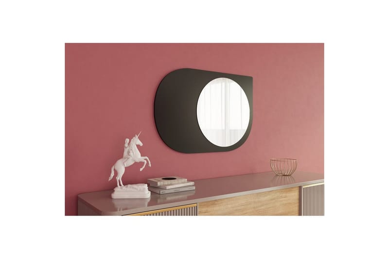 Spegel Ravidas Svart - Svart - Hus & renovering - Kök & bad - Badrum - Badrumsmöbler & badrumsinredning - Badrumsspegel