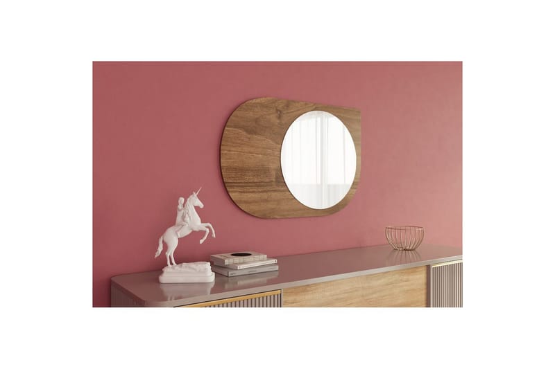 Spegel Ravidas Valnöt - Valnöt - Hus & renovering - Kök & bad - Badrum - Badrumsmöbler & badrumsinredning - Badrumsspegel
