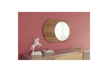 Spegel Ravidas Valnöt - Valnöt - Hus & renovering - Kök & bad - Badrum - Badrumsmöbler & badrumsinredning - Badrumsspegel