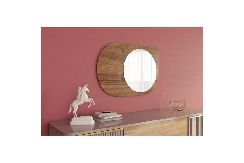 Spegel Ravidas Valnöt - Valnöt - Hus & renovering - Kök & bad - Badrum - Badrumsmöbler & badrumsinredning - Badrumsspegel