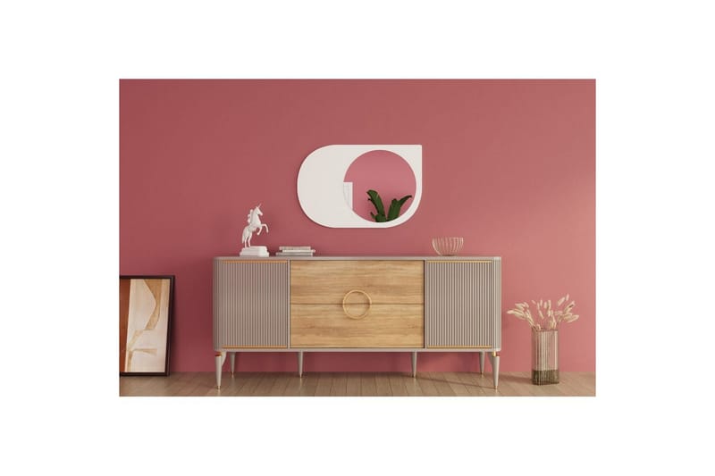 Spegel Ravidas Vit - Vit - Hus & renovering - Kök & bad - Badrum - Badrumsmöbler & badrumsinredning - Badrumsspegel