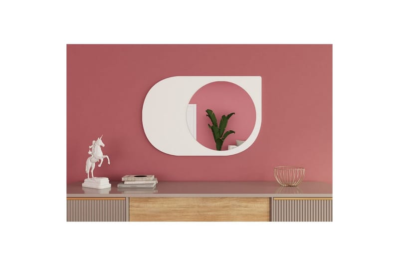 Spegel Ravidas Vit - Vit - Hus & renovering - Kök & bad - Badrum - Badrumsmöbler & badrumsinredning - Badrumsspegel