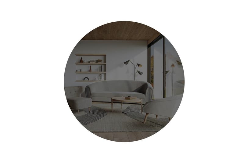 Spegel Torlen Mörkgrå / Argentu - Mörkgrå / Argentu - Hus & renovering - Kök & bad - Badrum - Badrumsmöbler & badrumsinredning - Badrumsspegel
