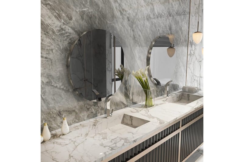 Spegel Torlen Mörkgrå / Argentu - Mörkgrå/Argentu - Hus & renovering - Kök & bad - Badrum - Badrumsmöbler & badrumsinredning - Badrumsspegel