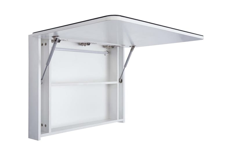 Badrumsskåp med spegel LED 80x9,5x55 cm - Vit - Hus & renovering - Kök & bad - Badrum - Badrumsmöbler & badrumsinredning - Spegelskåp badrum