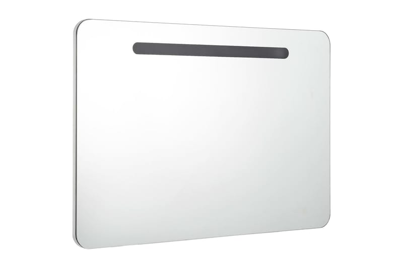 Badrumsskåp med spegel LED 80x9,5x55 cm - Vit - Hus & renovering - Kök & bad - Badrum - Badrumsmöbler & badrumsinredning - Spegelskåp badrum